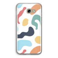 Memphis Shapes Blue: Samsung Galaxy A5 (2017) Transparant Hoesje