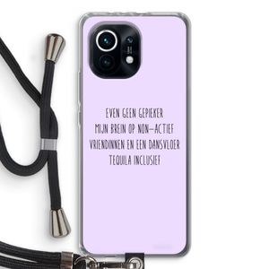 Tequila: Xiaomi Mi 11 Transparant Hoesje met koord