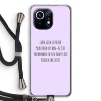 Tequila: Xiaomi Mi 11 Transparant Hoesje met koord