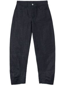 Jil Sander cropped tapered jeans - Noir