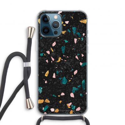 Terrazzo N°10: iPhone 12 Pro Transparant Hoesje met koord