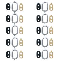 10 STKS terug camera bezel met lens cover & lijm voor Galaxy J4 J400F/DS J400G/DS (blauw)