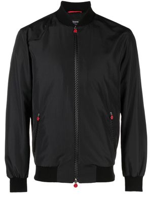 Kiton veste bomber à fermeture zippée - Noir