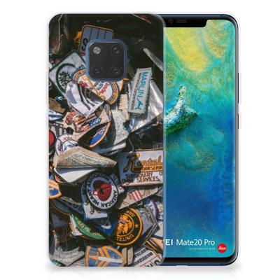 Huawei Mate 20 Pro | Siliconen hoesje | met foto Badges