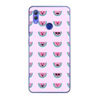 Smiley watermeloenprint: Honor Note 10 Transparant Hoesje