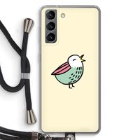 Birdy: Samsung Galaxy S21 Transparant Hoesje met koord