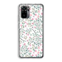 Sierlijke bloemen: Xiaomi Redmi Note 10 Pro Transparant Hoesje