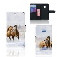 Samsung Galaxy Xcover 4 | Xcover 4s | Telefoonhoesje | Met pasjeshouder | Paarden