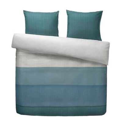 Dekbedovertrek Hedda strepen - blauw - 240x220 cm