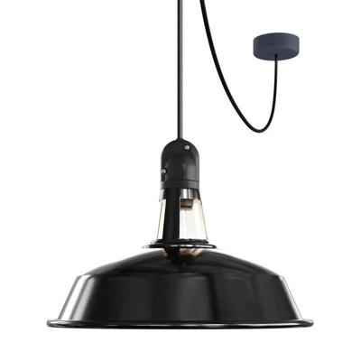 Hanglamp buiten industrieel zwart &apos;Haven&apos; E27 IP65 38 cm Made in Italy
