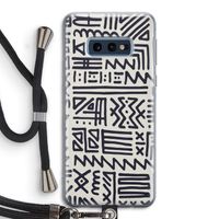 Marrakech print: Samsung Galaxy S10e Transparant Hoesje met koord
