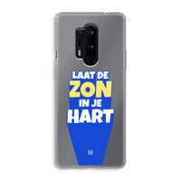 Laat de zon in je hart: OnePlus 8 Pro Transparant Hoesje