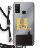 Amber Script: Huawei P Smart (2020) Transparant Hoesje met koord