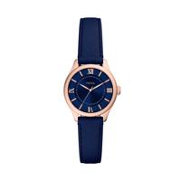 Horlogeband Fossil ES5424 Leder Blauw 14mm