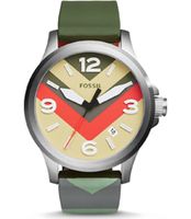 Horlogeband Fossil JR1522 Silicoon Groen 22mm