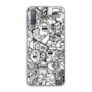 Vexx City #2: Samsung Galaxy A7 (2018) Transparant Hoesje