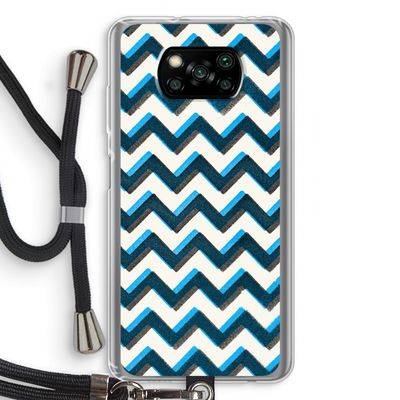 Onderbroken lijn: Xiaomi Poco X3 NFC Transparant Hoesje met koord