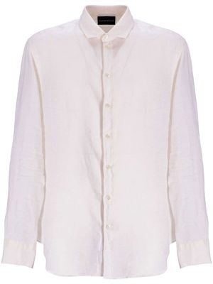 Emporio Armani chemise à manches longues - Blanc