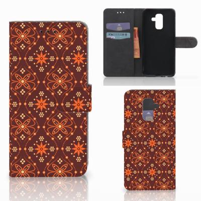 Samsung Galaxy A6 Plus 2018 | Telefoon Hoesje | Batik Brown