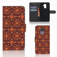 Samsung Galaxy A6 Plus 2018 | Telefoon Hoesje | Batik Brown