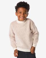 051 Kindertrui Rib Strepen Bruin (bruin)
