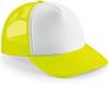 Beechfield CB645 Vintage Snapback Trucker Cap - Fluorescent Yellow/White - One Size