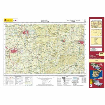Topografische kaart 989 MT50 Lucena | CNIG - Instituto Geográfico Nacional1