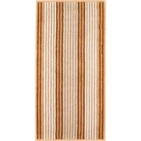 Cawö Cawo Delight Streifen Handdoek 50x100 caramel