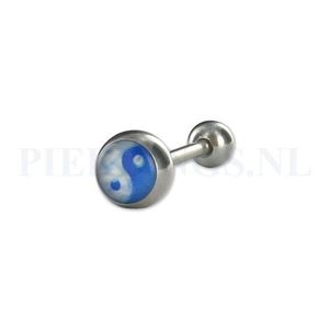 Tongpiercing logo Ying Yang