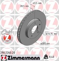 Remschijf Coat Z 290226020 - thumbnail