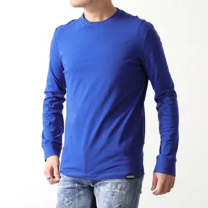 Dsquared2 Lange Mouw Back Twins Peak Logo T-Shirt Heren Blauw - Maat XS - Kleur: Blauw | Soccerfanshop