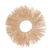 Daan Kromhout Wanddecoratie raffia boho ring 62 cm | 10 stuks