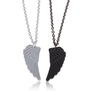 LGT Jewels Liefde ketting Edelstaal Double Wing