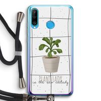 Kamerplant op vensterruit: Huawei P30 Lite Transparant Hoesje met koord