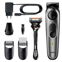 Braun BeardTrimmer 3 BT5360 Batterij/Accu 39 2 cm Zwart, Zilver - thumbnail