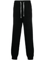 MSGM pantalon de jogging en maille à coupe fuselée - Noir