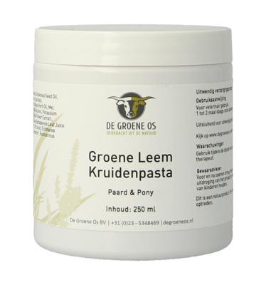Groene leem kruidenpasta