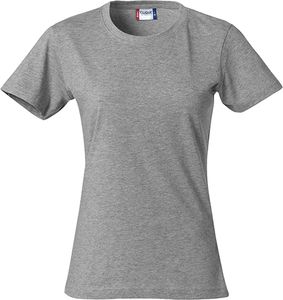 Clique 029031 Basic-T Ladies - Grijsmelange - M