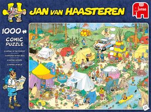 Jan van Haasteren – Kamperen In Het Bos Puzzel 1000 Stukjes