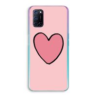 Hartje: Oppo A92 Transparant Hoesje
