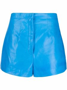 Ferragamo short à fini poli - Bleu