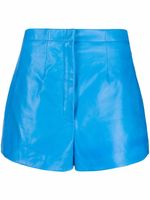 Ferragamo short à fini poli - Bleu