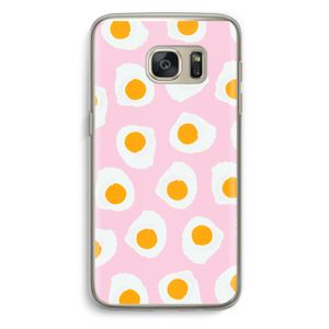 Dancing eggs: Samsung Galaxy S7 Transparant Hoesje
