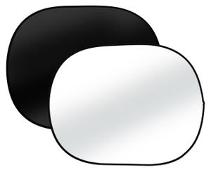 BRESSER BR-3 Inklapbare Achtergrond 2-zijdig zwart/wit 150x200cm