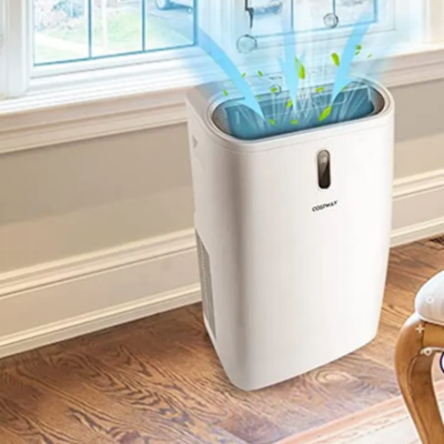 Verwarming/Koeling Airconditioner Draagbare 5 in 1 Airconditioner met Afstandsbediening 14000 BTU voor 40 ㎡ 44,5 x 39 x 77 cm Wit