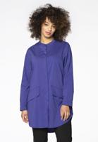 Yoek Blouse met zakken | Paars | Maat 50/52