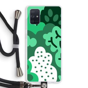 Bushes: Samsung Galaxy A71 Transparant Hoesje met koord