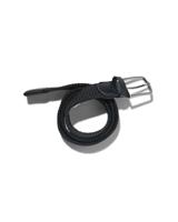 HEMA Gevlochten elastische heren riem 3.5cm zwart (zwart)