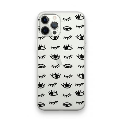 Eye pattern #2: iPhone 12 Pro Transparant Hoesje