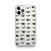 Eye pattern #2: iPhone 12 Pro Transparant Hoesje